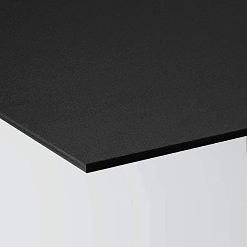 Panneau de plaque Forex 50 x 50 cm PVC noir de très haute qualité épaisseur 5 mm