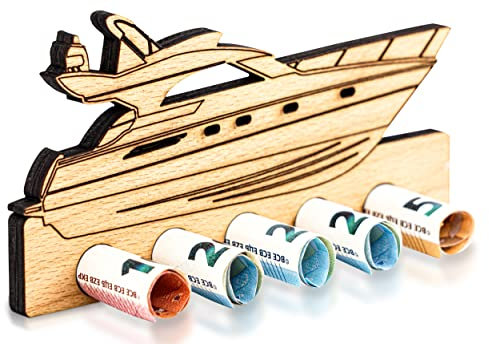 DARO Design - Yacht, Boot, Reise - Geldgeschenk Holz