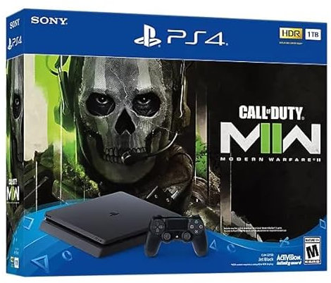 SONY Playstation 4 Slim 500GB Console with Call of Duty: Modern Warfare 2 (UK) (PS4)