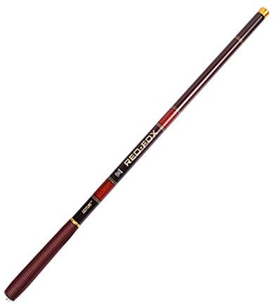 LEFAH Kit de caña de pescar telescópica de fibra de carbono 3.0-7.2M Caña de pescar con consejos de repuesto, juego de aparejo de flotador de pesca (Color: rojo, Tamaño: 3.0M Rod Float Set)
