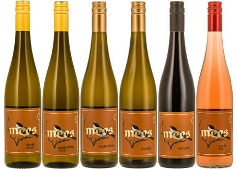 WEINGUT MEES | Sommerwein lieblich & frucht-süß BON VOYAGE Probierpaket | Wein von der Nahe | Als Weinprobe & Geschenk | Wein-Verkostungs-Set | Deutschland | Paket (6 x 750 ml)