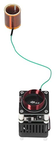 UPQRSG Vela de Plasma en Bobina, Vela Eléctrica de Llama Iónica, Vela Eléctrica en Bobina de Disipación de Calor Rápida, Llama de Plasma ABS DIY, Llama en Bobina AC100‑240V(EU AC100-240V)