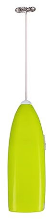 Milk Frother Handheld, Battery Powered Drink Mixer for Matcha Coffee, Electric Portable Whisk Drink Mixer Mini Foam Maker for Hot Chocolate Frappe Latte(Green)