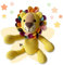 Kenuak® Handgehäkelter Löwe Stofftier, Amigurumi-Tierspielzeug, Handgehäkelte originelle Geschenke für Babys