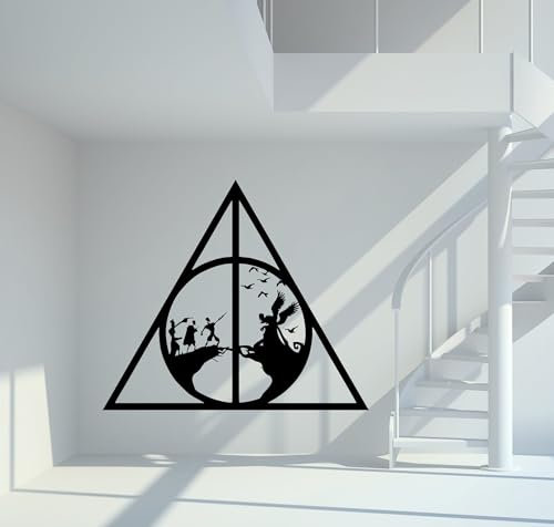 Wandtattoo Harry P. Heiligtümer des Todes Größe M - ca. 50cm x 43cm