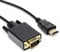 ZISONIX Câble HDMI Mâle vers VGA Mâle (D-Sub 15 broches) Plaqué Or