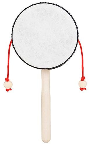 LOLPALONE Kinder Früherziehung Lehrmittel Rassel Musikinstrument Tamburin 10,2 cm