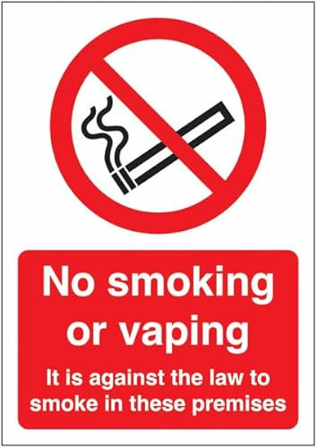 Rauchen Oder Dampfen Verboten. Rauchen Ist Gesetzlich Verboten. Warnschild Metallschild Retro Zinnschild Metall Deko Blechschild Für Pub Küche Bar M