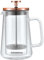 Klausberg Teezubereiter Kaffeebereiter French Press 350ml / 3 Tassen, Kaffeepresse Edelstahl filter, Doppelwandige Isolierte Kaffeekanne, Teekanne Deckel in Roségold (KB-7723)