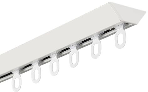 Binario per tenda a forma di soffitto, resistente, per doccia/camper/aule con rullo/raccordi