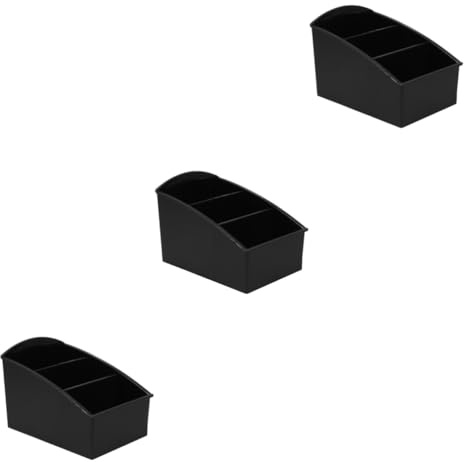 LIFKOME Boîte De Rangement Abs Noire pour Sachets De Thé Et Sucre