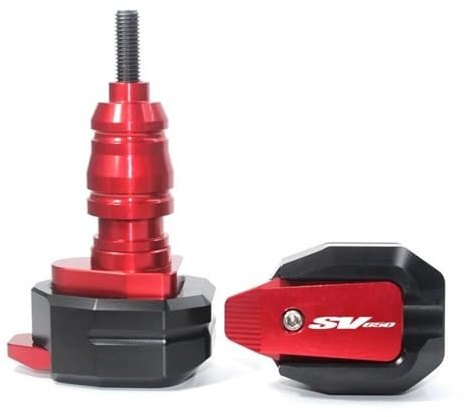 EQJSHL Motorrad-Sturzschutz Für Suzuki SV650 / S SV 650 / SV650 SV650S, Sturzpads, Verkleidungsschutz, Crashpad-Schutz Sturzschutz Sturzpads(ROT)