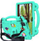 Chstls Funda para Teclast M50 HD / M50 / M50 Pro 10.1 Pulgadas 2023 Tablet, Duradero Ligera Antigolpes EVA Carcasa con Mango, Soporte Plegable, Correa de Hombro - Verde