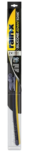 Rain-X Silicone AdvantEdge Wiper Blade 28 Windshield Wiper Blades Replacement, All-Weather Performance Lasts 2X Longer, Premium Beam, Installock Adapter for Easy Fit (Pack of 1)