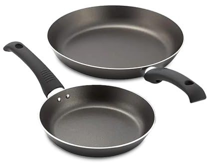 Judge Everyday Non-Stick Frying Pan Set, 20 cm and 28 cm, Durable with Cool-Touch Soft Grip Handles, PFOA-Free
