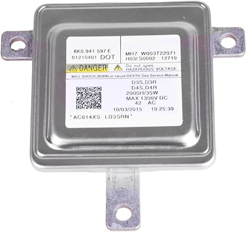 LithTor Ballast Xénon 8K0941597E W003T22071 pour Audi A4 B8 S4 Q5 Q7 A6 A7 | Ballast Xénon D3S D3R D4S D4R Pour Audi A1 A3 A5 S5 A6 VW Golf VII Passat Tiguan Touareg Polo Porsche Macan Skoda Octavia
