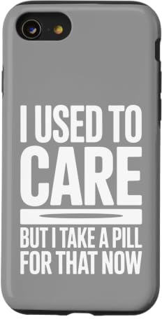 Hülle für iPhone SE (2020) / 7/8 I Used to Care Sarcastic Humor Zitat