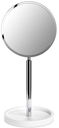 Decor Walther Kosmetikspiegel Stone KSA freistehend weiß Chrom