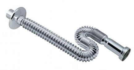 Acquaclick - Sifone in plastica corrugata da 1 pollice 1/4 adatto ad essere piegato - Bianco, A magazzino