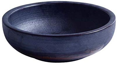ZXW Scodella Bassa in Ceramica in Stile Giapponese, Scodella per Noodles retrò con Scodella Grande con Scodella | Casa Creativa Spessa e Durevole