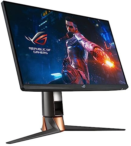 ASUS ROG Swift 360Hz PG259QN Gaming Monitor HDR 24 1080p Full HD Fast IPS, 1ms, G-Sync, ULMB, Eye Care, HDMI, DisplayPort, USB, Ergonomic Design, Wall Mount VESA, HDR10, Premier 360Hz