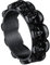 ChainsHouse schwarz Retro Gotic Skull Fingerring für Herren Männer Skeleton Head Ring Schädel Fingerring in Ringgröße 22..25 für Freunden Ehemann
