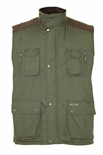 Champion Mens Exmoor Country Clothing Padded BodyWarmer Olive XL
