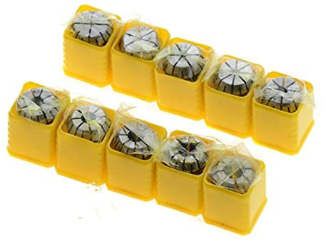 GatherTOOL 10pcs. Er8. Spannzangen-Werkzeug-Präzisionsfeder-Spannzangen-Set von 1 mm bis 5 mm CNC Spannzangenfutter for das Fräsen von Drehwerkzeugen und Spindel