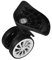 EBTOOLS 2 PCS Räder für Koffer, Gepäck Ersatzräder Schwenkkoffer Ersatzräder Zum Wechseln Reparatur Rad Koffer Gepäck Schwarz