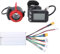 Motor Brushless Controller, 250W 24V 5,5-Zoll Wasserdichte Aluminiumlegierung Elektrofahrrad Controller LCD Display Panel E-Bike Controller Schaltschalter LCD Monitor Kit für Elektrofahrrad-Roller