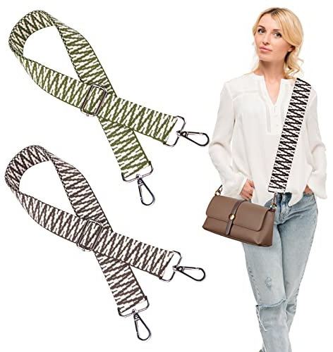 MVKV 2 Stück Taschengurt Schulterriemen Breit, Verstellbar Schultergurt für Tasche, Universal Taschenriemen für Taschen, taschengurte zum wechseln, Schultergurt für Handtaschen DIY Zubehör 75-145CM
