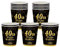 POPOYU Paper Cup Happy 40th Birthday,Black & Gold Paper Cups,16Pc Disposable 40th Tableware Party Birthday cups,40th Birthday Party decor Paper Cup for Girls,Boys,Kids,Him,Her Birthday Party Supplies