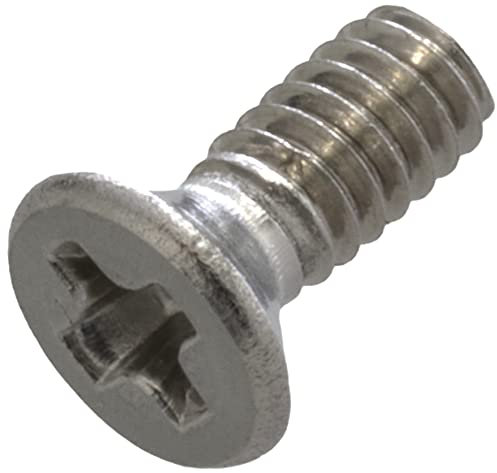 AERZETIX - C59459 - Juego de 50 tornillos de metal M2x5mm con cabeza fresada - huella PH1 - DIN 965 - en acero inoxidable A2 - rosca métrica estándar - destornillador montaje fijación