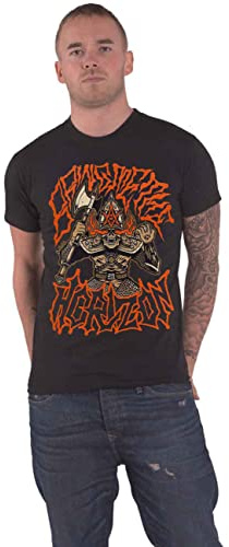 Bring Me The Horizon T Shirt Warrior Band Logo Official Mens Black L