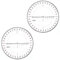 10 cm Vollkreis-Winkelmesser, 360-Grad-Winkel, Messlineale für Schule, Büro und Zuhause (2 Stück)