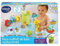 VTech - Maxi-Coffret de Bain Multi Activité, 15 Jouets de Bain Bébé, Animaux, Bateaux, 3 Formes, 3 Balles, Filet de Rangement, Cadeau Enfant Garçon et Fille Dès 1 an - Contenu en Français