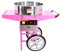 GastroHero Zuckerwattemaschine mit Wagen I Profi Zuckerwatte Maschine für Gastronomie I Cotton Candy Machine I Zuckerwatte Jahrmärkte Weihnachtsmärkte