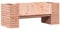 vidaXL Panca con Fioriera 167,5x60x65 cm in Legno Massello di Douglas