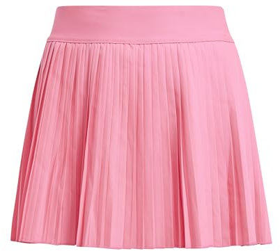 adidas Fille Girls Club Tennis Climacool Pleated Skirt, Lucid Pink, 11-12 Years