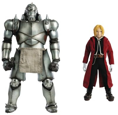 threezero Fullmetal Alchemist: Brotherhood - FigZero Edward & Alphonse Elric Actionfiguren-Set im Maßstab 1:6