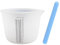 Misurino in silicone: 1000 ml di grandi dimensioni in silicone, misurino riutilizzabile con bacchette, tazza in silicone con scala precisa, per resina epossidica, fai da te, creazione di gioielli