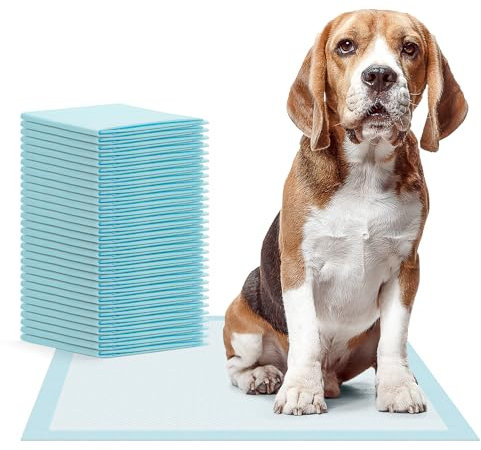 120x ARNOMED® Welpen Unterlagen 60x60cm, Saugfähige PIPI Matten für Hunde & Welpen, Puppy & Dog Pads, Trainigspad, Inkontinenzunterlagen Hund, Hundeunterlagen PIPI, Matten Auslaufsicher