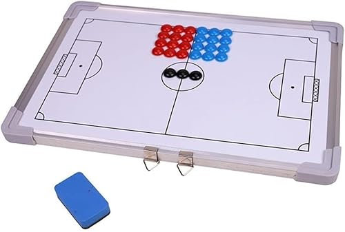 Fußball-Whiteboard, magnetische Fußball-Taktiktafel, Trainertafel, 45 cm x 30,5 cm, praktisches Fußball-Taktik-Whiteboard, multifunktionales Trainingsboard