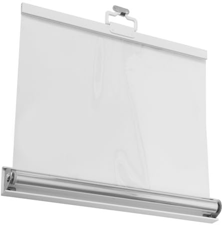 COLLBATH Gefrierschrank Vorhang Transparent Verschleißfestes Kunststoff für Supermarkt Kühlregal Klare Isolierfolie für Frischeerhalt und Sichtschutz Wiederverwendbarer Zugvorhang 40cm ohne Löcher