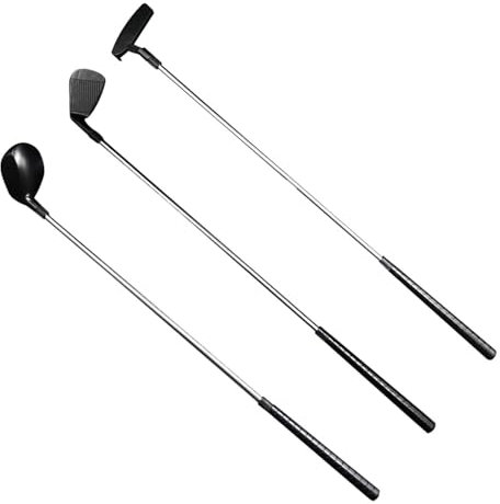 Golfputter Für Kinder – Golfputter Aus Edelstahl | Abnehmbares Golfspielzubehör, Multifunktionale Kleinkind-Putter-Golfschläger, Zwei-Wege-Kinder-Putter, Minigolf-Putter Für Kinder, Junior-Erwachsene