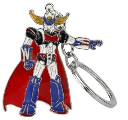 Distrigeek porte-clés Goldorak Actarus pendentif en métal émaillé pour homme UFO Robot Grendizer U Great Mazinger Z