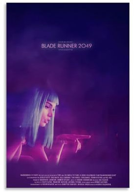 TNERPAR Blade Runner 2049 Poster Dekorative Malerei Leinwand Wandkunst Wohnzimmer Poster Schlafzimmer Malerei,Wandkunst Bilddruck Moderne Familienzimmer Dekor 12x18inch(30x45cm)