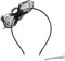 Fascinator Hut Stirnband,Kopfschmuck mit Hanfschleier Retro-Feder Mode Feder Haarnadel Bühne Startbahn Braut Haarschmuck für Cocktail Tee Party Hochzeiten Rennen (Schwarz)
