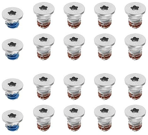 Wjelet 20 Stück Laptop Schrauben Ersatzschrauben für MacBook Pro Retina 13 Zoll A1398 A1425 A1502, Perfekte Lösung für Gehäuse Reparaturen, Passend für Modelle 2012–2015, Hohe Qualität