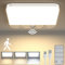 Plafonnier LED Rechargeable avec Détecteur de Mouvement – Sans Fil, 3 températures de couleur & Luminosité Réglable | Idéal Cuisine, Couloirs, Salle de Bain, Installation Magnétique/Adhésif